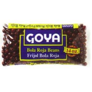 Goya Bola Roja Beans 14 oz   Frijol Bola: Grocery & Gourmet Food