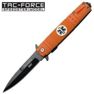  Mini EMS EMT Tac Force Stiletto Style Action Blade Folding 