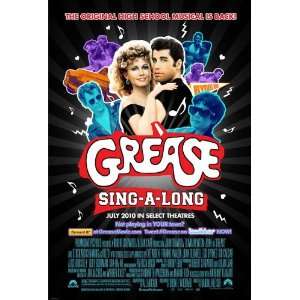 Grease Sing A Long 2010 Rerelease 27x40 Original Double sided Movie 