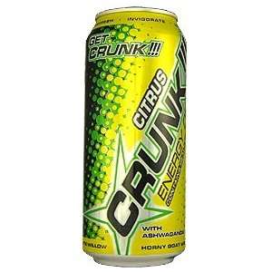  16 Pack   Crunk Energy Drink   Citrus   16oz. Health 