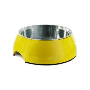 Kakadu Pet Gemini 2 in 1 Cat or Dog Bowl, Stainless Steel and Plastic 