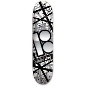  Plan B Skateboards Danny Way Axe Skateboard 8.0 Sports 