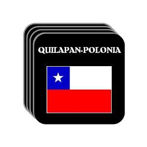  Chile   QUILAPAN POLONIA Set of 4 Mini Mousepad Coasters 