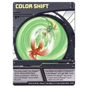  : Bakugan Special Ability Blue Paper Card   Color Shift: Toys & Games