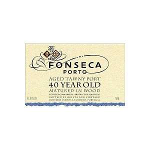  Fonseca Porto 40 Year Old Tawny 750ML: Grocery & Gourmet 