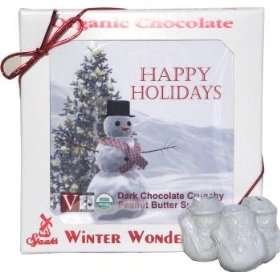 Sjaaks Winter Wonderfuls Organic Chocolates, 4.5 oz. 9 Piece Gift Box 
