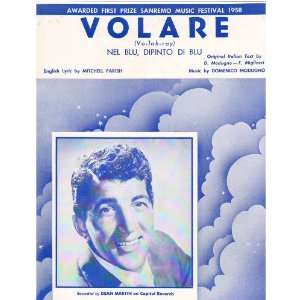  Volare Sheet Music Recorded By Dean Martin: Everything 