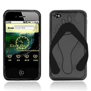  Premium Slipper Skin Case for Apple iPhone 4 / 4S (Black 