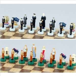  Cops and Robbers Themed Chess Pieces (3.25 King ) Toys 