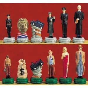  Police Officer / Robber Chess Set Toys & Games