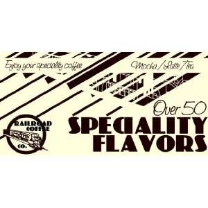    3x6 Vinyl Banner   Speciality Flavored Coffees 