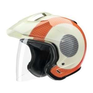  Air Helmet , Color White/Orange/Gray, Size XS 0104 0773 Automotive