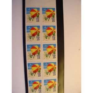   Booklet With Two Panes of 10, Plate # 1111, MNH 