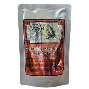 Tonys Smoked Salmon Chowder:  Grocery & Gourmet Food