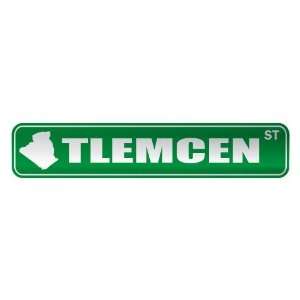   TLEMCEN ST  STREET SIGN CITY ALGERIA