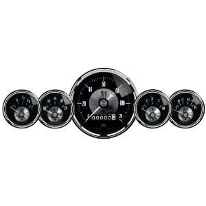   2003 Prestige Black Diamond Wheel Odometer Gauge   5 Piece Automotive
