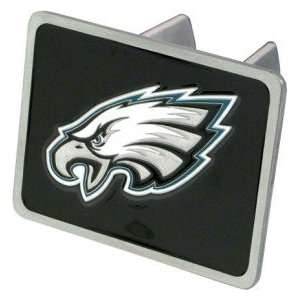 Philadelphia Eagles Pewter Trailer Hitch Cover:  Sports 