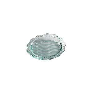   Chef Pebbles Collection 8 Round Glass Plate   100516: Home & Kitchen