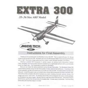 Model Tech Manual   Extra 300 25: Toys & Games