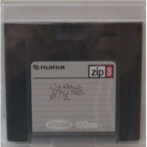  FujiFilm ATOMM 100MB ZIP Disk Diskette   p r e o w n e d 