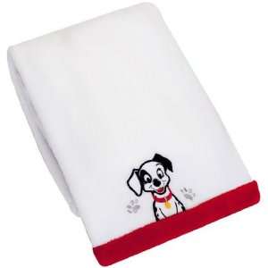  Disney 101 Dalmatians Embroidered Boa Baby Blanket: Baby