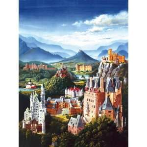  Sunsout German Castles 1000 Piece Jigsaw Puzzle: Toys 