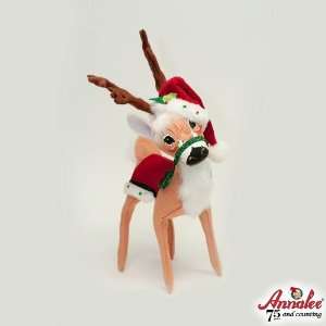  Annalee 16 Ribbon Reindeer Figurine