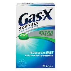  Gas X Extra Strength Anti Gas Softgels 10: Health 