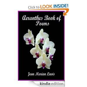 Aeranthes Writes Poetry: Jean Lewis:  Kindle Store
