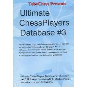  Chess Software Ultimate Chess Players Databse #3 DVD 