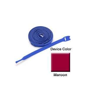  Leviton 43112 12P 12 Recloseable Velcro Tie Wrap   Maroon 
