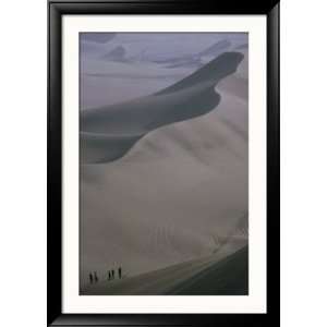  Sand Boarders Dwarfed by 130M High Sand Dunes of 