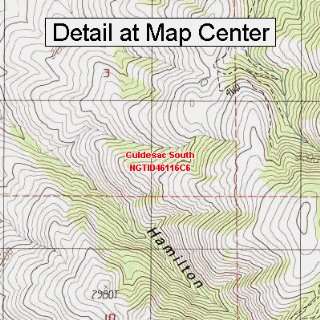  USGS Topographic Quadrangle Map   Culdesac South, Idaho 