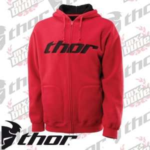  Thor Waffle Zip Hoody Red 3050 1389: Automotive
