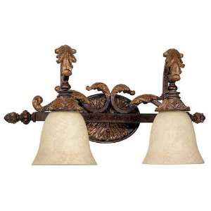  Capital Lighting Bathroom 1472 2 Light Vanity Golden Leaf 