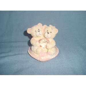  Bears holding Pink Heart Figure: Everything Else