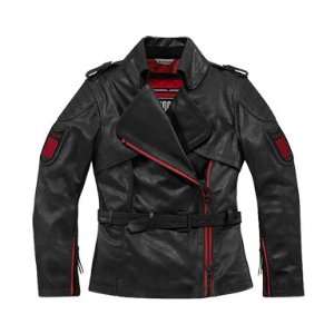 Icon One Thousand Federal Leather Motorcycle Jacket Pursuit Black SM