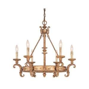 Savoy House 1 1681 6 300 Firenze 6 Light Single Tier Chandelier in 