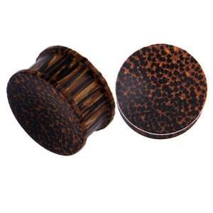  16mm   Organic Wood Plugs   Pair   Double Flare: Jewelry