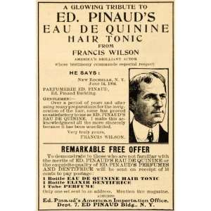  1905 Ad Ed Pinaud Importation EAU De Quinine Hair Tonic 