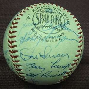 1957 New York Yankees Team Signed Baseball Sports 