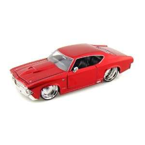  1969 Chevy Chevelle SS 1/24 Metallic Red: Toys & Games