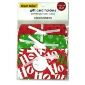  Brand Name Christmas 3 Pack Gift Card Holder Case Pack 50 