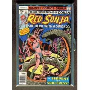 RED SONJA 1977 COMIC BOOK #8 ID Holder, Cigarette Case or Wallet: MADE 