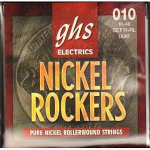  GHS R+RL Nickel Rockers Light Electric Guitar Strings 
