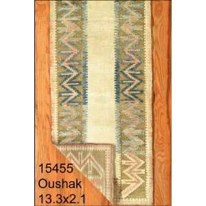    2x13 Hand Knotted Oushak Turkey Rug   21x133: Home & Kitchen