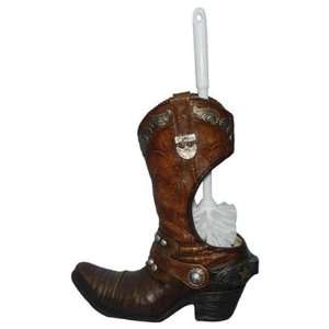 Rivers Edge Products Cowboy Boot Toilet Brush Holder:  