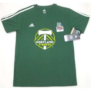  MLS Adidas Portland Timbers T Shirt Youth Medium (Size 10 