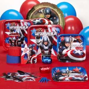  Lets Party By HALLMARK Captain America   Standard Party 