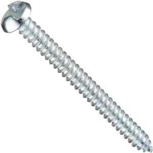 Plated Steel Tamper Resistant Sheet Metal Screw, USA Made, Round Head 